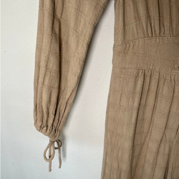 Free People True Lovin Linen One-Piece Jumpsuit // Size Small - Picture 5 of 8